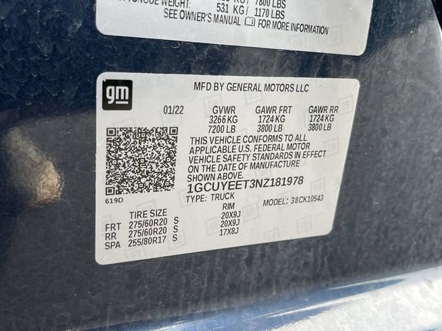 2022 Chevrolet Silverado 1500 LTD RST