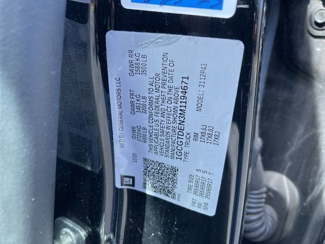 2021 Chevrolet Colorado Z71